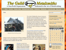 Tablet Screenshot of metalsmith.org